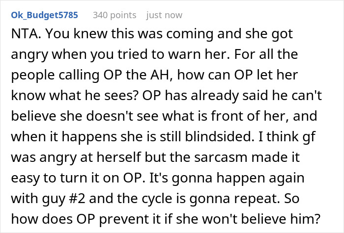 Guy Tells His Girlfriend "I Told You So" After Her Male Friend Tried To Hit On Her, Asks If He Was A Jerk