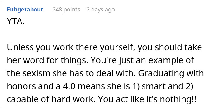 Guy Challenges His GF's Claims About Sexism At Work, Gets An Eye-Opening Reality Check