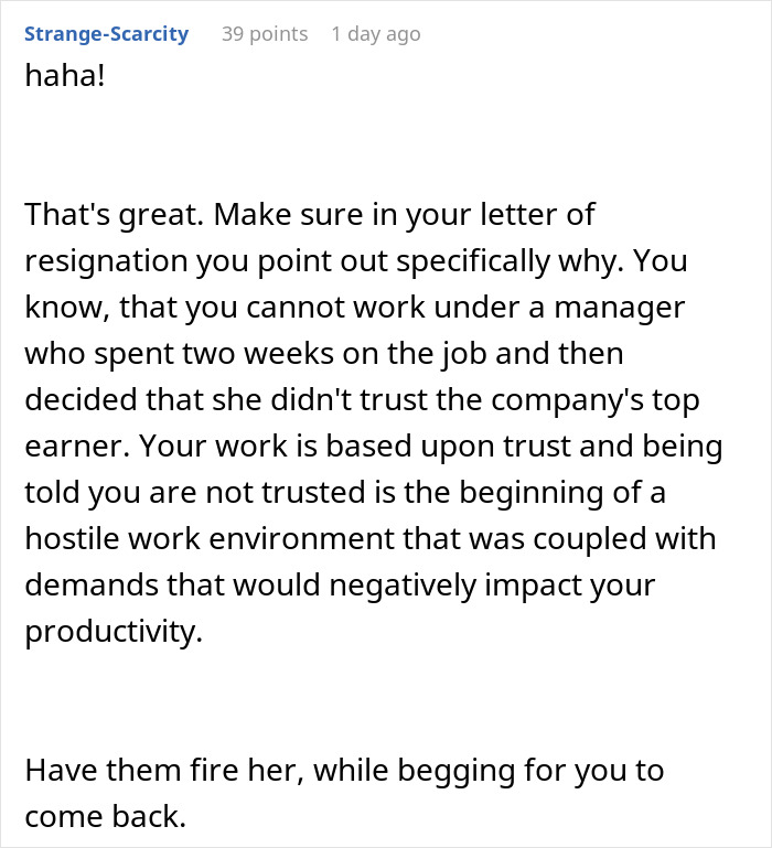 "She Should Expect My Resignation By The End Of The Day": Boss Regrets Demanding Her Best Employee Come To The Office More Often