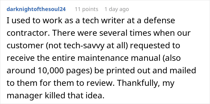 "Print Out The Internet? Yes Ma'am": Employee Shows Boss Just How Stupid Her Request Is By Following It To The Letter