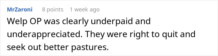 &ldquo;I Am Sorry, But I Cannot Afford It Either&rdquo;: Employee Refuses To Work For Less Money, Quits