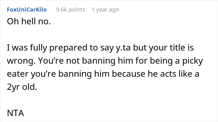 Guy Bans His 20 Y.O. Picky Eater BIL From His Home After He Lost His Temper Over Not Being Able To Order Pizza Hut
