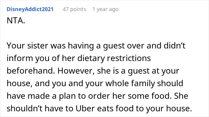 Woman Brings A Pal Over For Dinner Unannounced, Blasts Her Sibling When They Refuse To Accommodate Them By Cooking A Vegan Dish
