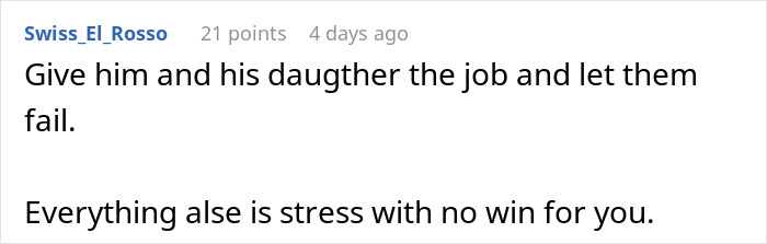 Efficient Employee Asks For A Raise, New Manager Threatens To Replace Them With His Teen Daughter At A Cheaper Rate Efficient Employee Asks For A Raise, New Manager Threatens To Replace Them With His Teen Daughter At A Cheaper Rate