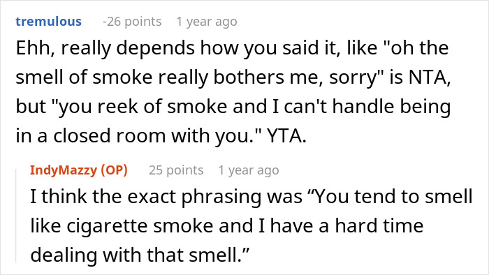 Person Avoids Coworker Who Stinks Of Cigarettes Until She Asks Why She Is Treated Differently, But Is &ldquo;Crushed&rdquo; By The Answer