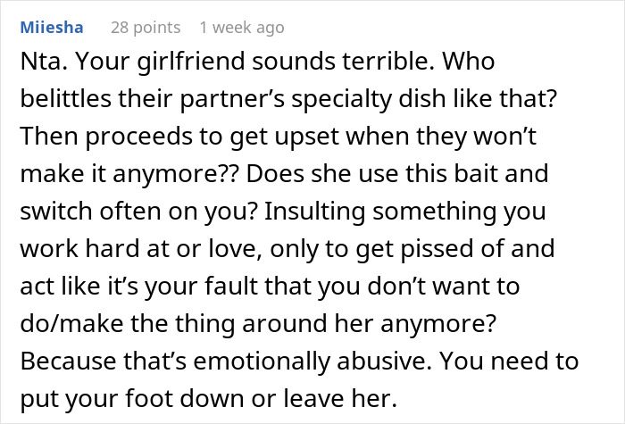 Woman Mocks GF&rsquo;s Signature Lasagna, Gets Insulted After She Serves Her A Premade One The Next Time