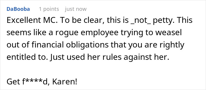 Karen In Accounting Won&rsquo;t Compensate Employee For Commute To Work As &ldquo;Rules Are Rules&rdquo; So They Make The Rules Work For Them