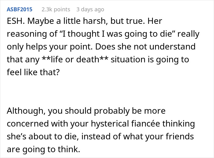 "She Has The Survival Instinct Of A Panda Raised In Captivity": Guy Reprimands Fianc&eacute;e After She Panics In A Dangerous Situation