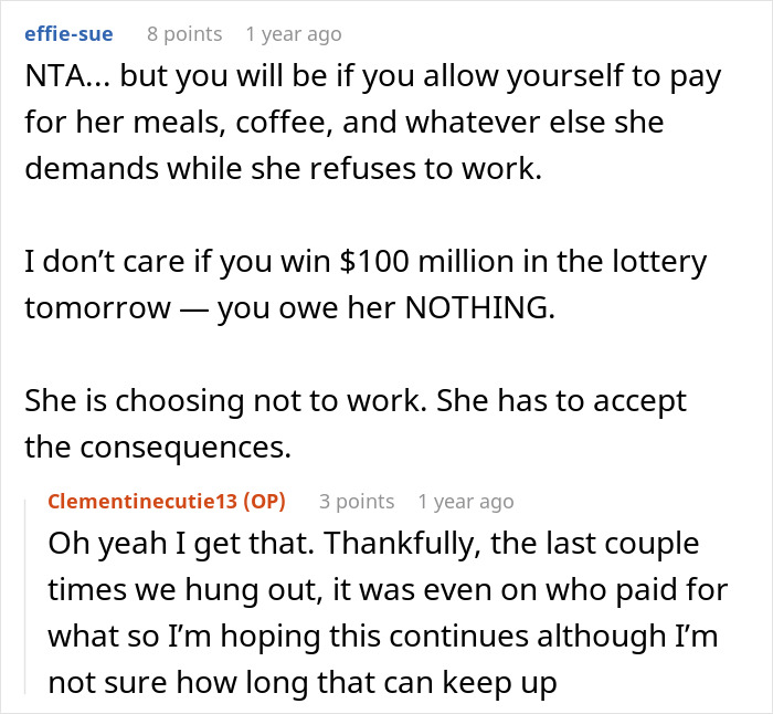 Friend Asks Woman To Pay For Everything When They Go Out Since She Lost Her Job, Gets &ldquo;Not Happening&rdquo; Reply