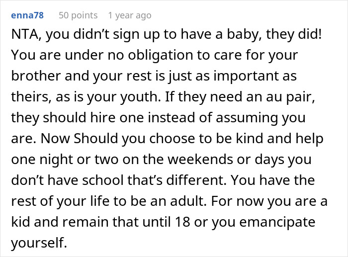 Parents Put 2-Month-Old Baby In Teen Brother's Room Because Dad Can't Sleep, He Finally Loses It