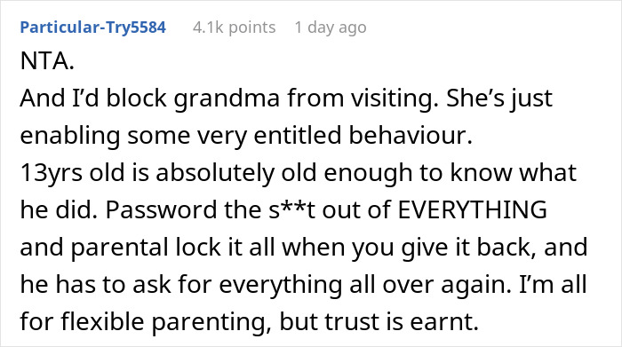 13 Y.O. Livid With His Mom For Grounding Him After He Deleted Her Games’ Progress 13 Y.O. Livid With His Mom For Grounding Him After He Deleted Her Games’ Progress