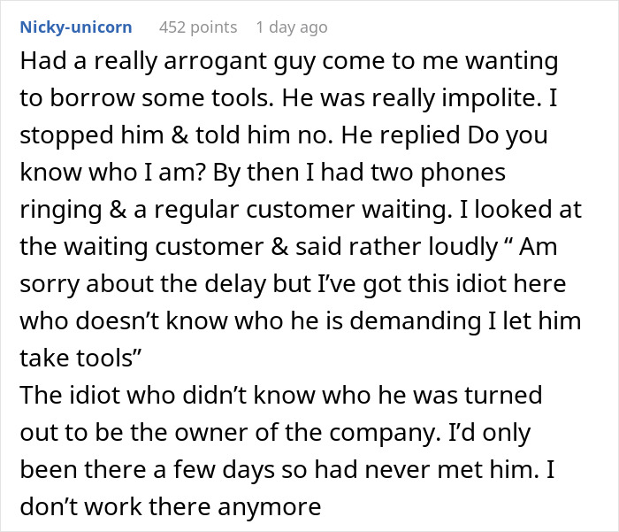 &ldquo;You Must Not Know Your Boss Very Well&rdquo;: Boss&rsquo;s Child Shuts Down Entitled Customer Who Tried To Get Product For Free By Claiming To Know The Boss