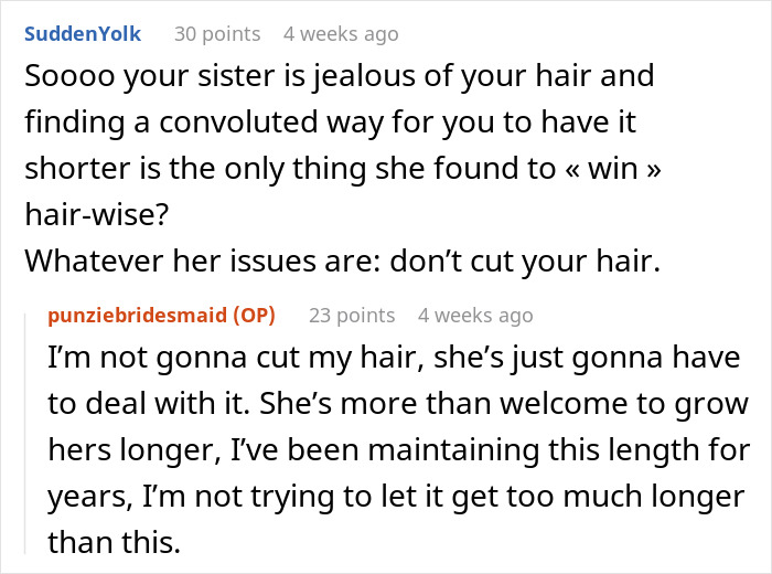 Woman Wants To Drop Out As Bridesmaid At Sister's Wedding After Her Ridiculous Hairstyle Request