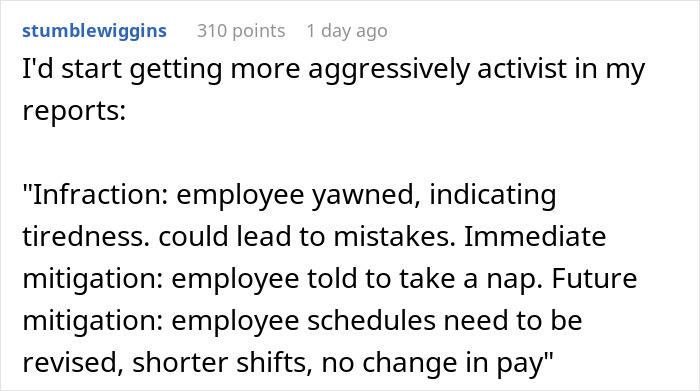 "Cabinet Door Was Left Open In Room": Employees Keep Reporting Ridiculous Safety Violations, This Guy Figures Out Why