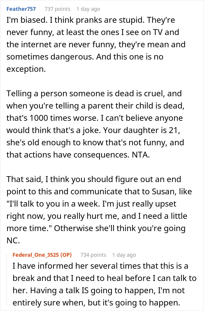 Woman Wonders If She&rsquo;s The Bad Guy For Banning Her Daughter From Her Home After Extremely Cruel Prank