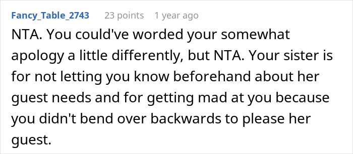 Woman Brings A Pal Over For Dinner Unannounced, Blasts Her Sibling When They Refuse To Accommodate Them By Cooking A Vegan Dish
