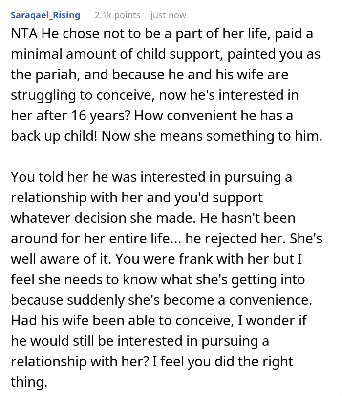 Man Refuses To Help When This Woman Gets Pregnant, So She Tells The Truth To Her 16 Y.O. Daughter When He Suddenly Wants To Meet Her