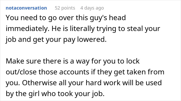 Efficient Employee Asks For A Raise, New Manager Threatens To Replace Them With His Teen Daughter At A Cheaper Rate Efficient Employee Asks For A Raise, New Manager Threatens To Replace Them With His Teen Daughter At A Cheaper Rate