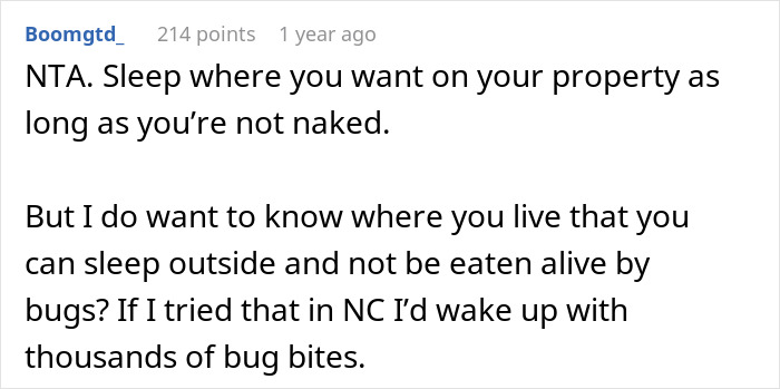 &ldquo;[Am I The Jerk] For Refusing To Sleep Inside My House To Make My Neighbor Less Uncomfortable?&rdquo;