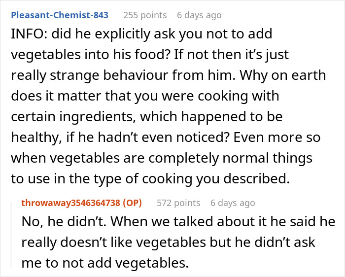 &ldquo;He&rsquo;s Been Feeling A Lot Better The Past Few Months&rdquo;: Boyfriend Explodes After He Finds Out His GF Has Been Making His Food Healthier