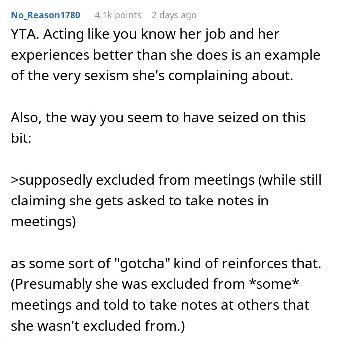 Guy Challenges His GF's Claims About Sexism At Work, Gets An Eye-Opening Reality Check
