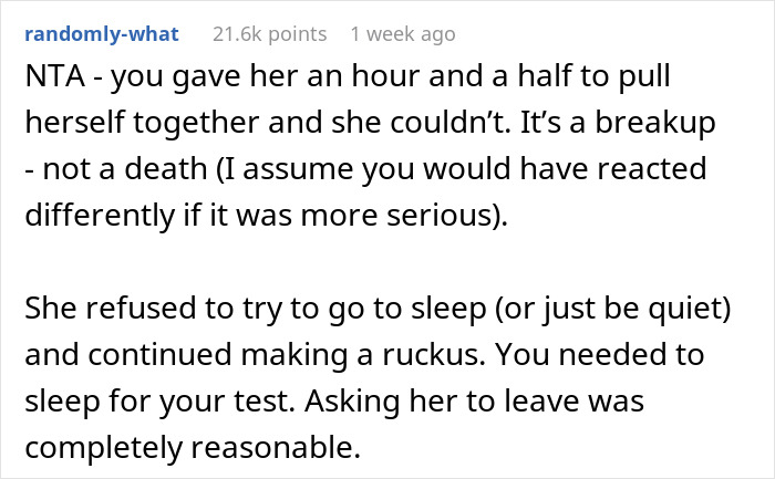 Woman Quits Helping When Roommate Won’t Calm Down For 1.5 Hours And Asks Her To Leave The Room, Results In The Silent Treatment Woman Quits Helping When Roommate Won’t Calm Down For 1.5 Hours And Asks Her To Leave The Room, Results In The Silent Treatment