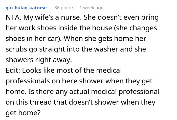 Husband Sleeps On The Couch Because His Gynecologist Wife Won&rsquo;t Shower Before Bed, Asks The Internet If He&rsquo;s A Jerk