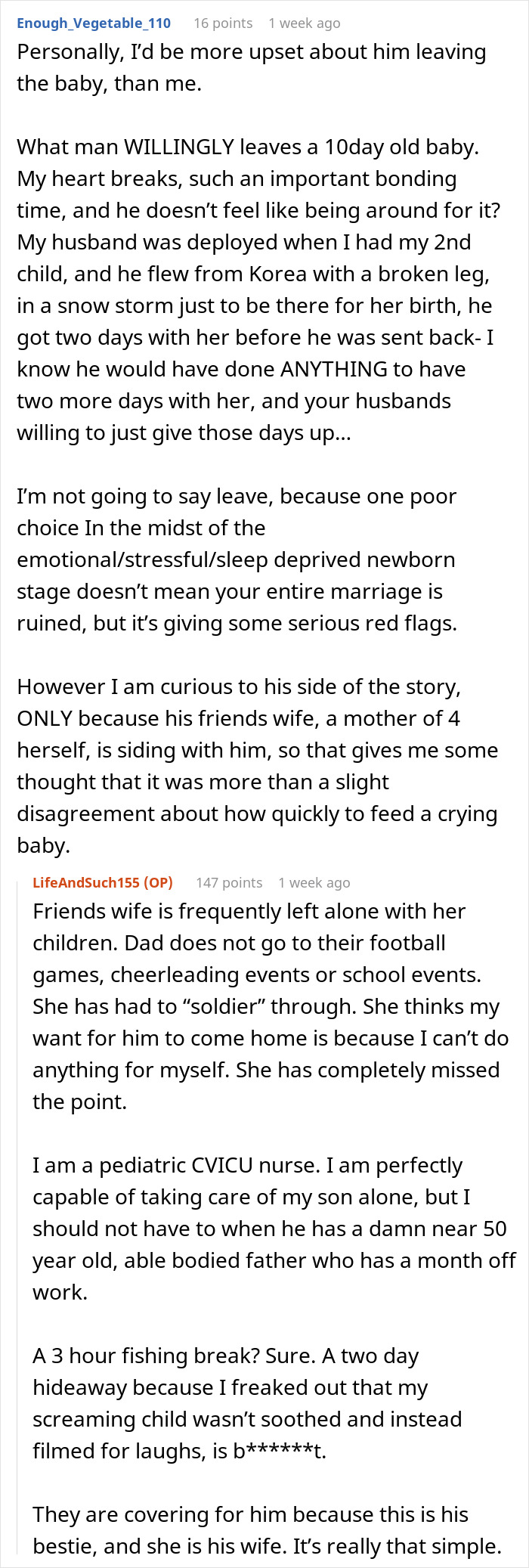 Wife Is Lost And Confused After Her Husband Leaves Her And Their Baby 10 Days After Her C-Section To Stay With His Friends Wife Is Lost And Confused After Her Husband Leaves Her And Their Baby 10 Days After Her C-Section To Stay With His Friends