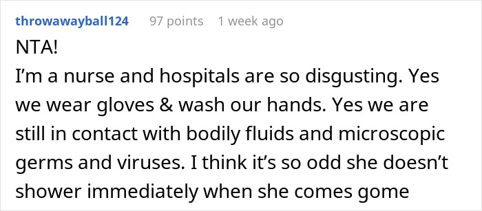 Husband Sleeps On The Couch Because His Gynecologist Wife Won&rsquo;t Shower Before Bed, Asks The Internet If He&rsquo;s A Jerk