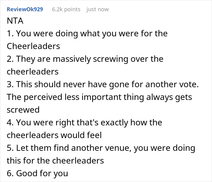 Dad Of A Cheerleader Agrees To Let School Use His Property For Their Fundraising Event, Takes His Promise Back When The Focus Shifts To The Football Team Dad Of A Cheerleader Agrees To Let School Use His Property For Their Fundraising Event, Takes His Promise Back When The Focus Shifts To The Football Team