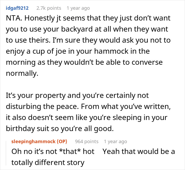 &ldquo;[Am I The Jerk] For Refusing To Sleep Inside My House To Make My Neighbor Less Uncomfortable?&rdquo;