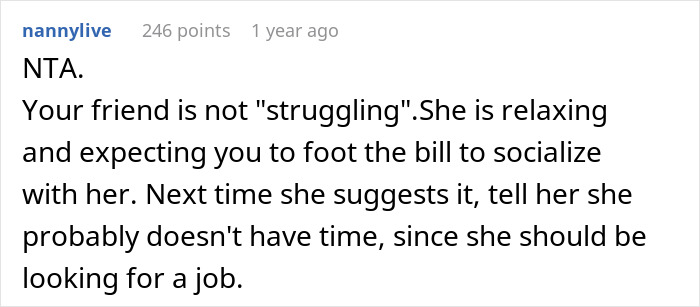 Friend Asks Woman To Pay For Everything When They Go Out Since She Lost Her Job, Gets &ldquo;Not Happening&rdquo; Reply