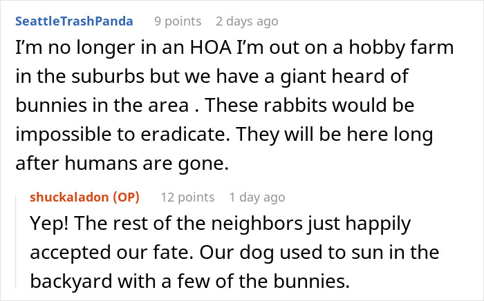 HOA Forces This Family To Get Rid Of Their Bunnies, So They Start A "Bunnypocalypse" Before Moving HOA Forces This Family To Get Rid Of Their Bunnies, So They Start A "Bunnypocalypse" Before Moving