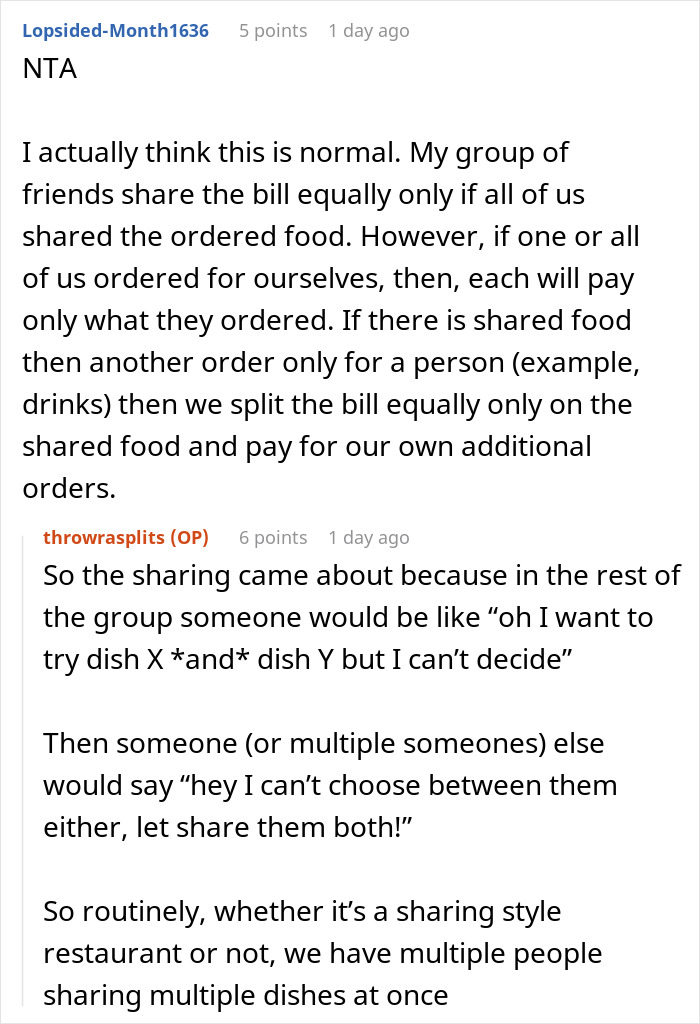 Woman Gets Yelled At By A New Guy At Dinner With Friends For Not Splitting The Check Evenly Like Everyone Else