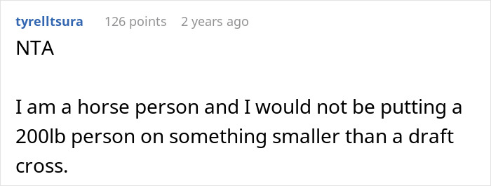 Horse Owner Doesn’t Let Her Overweight Friend Ride One Of The Animals, Gets Accused Of Body-Shaming Her Horse Owner Doesn’t Let Her Overweight Friend Ride One Of The Animals, Gets Accused Of Body-Shaming Her