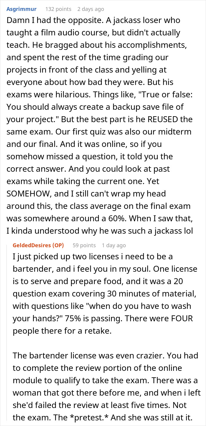 Self-Absorbed Professor Is Brought Back To Reality After One Student Cracks The Code To Getting 100% Pass Rate