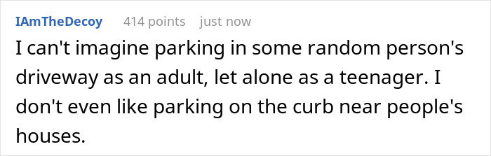 Neighbor Finds A Petty Way To Get Back At Teen Whose Friends Won&rsquo;t Stop Parking In Their Driveway