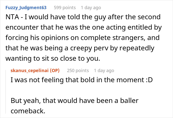 Woman On An Almost Empty Train Gets Labeled A Jerk By A Man For Refusing To Move Her Stuff So He Could Sit Next To Her For The Second Time