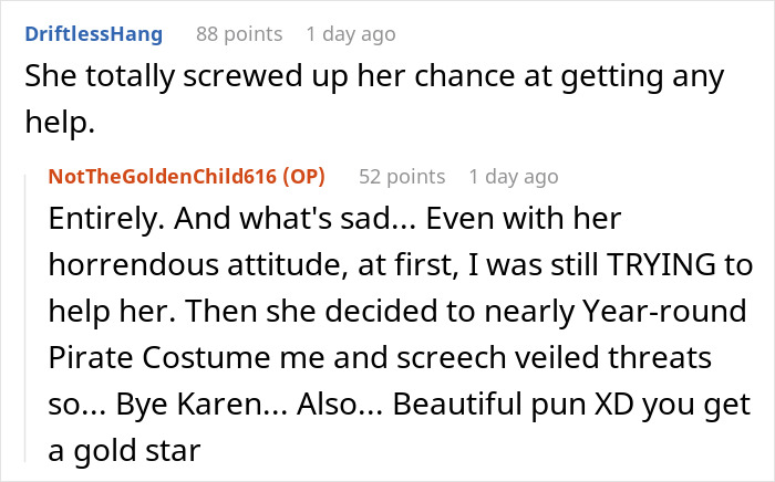 Karen Tries To Intimidate Worker, Demanding They &ldquo;Do Their Job&rdquo; And Help Her, So They Maliciously Comply