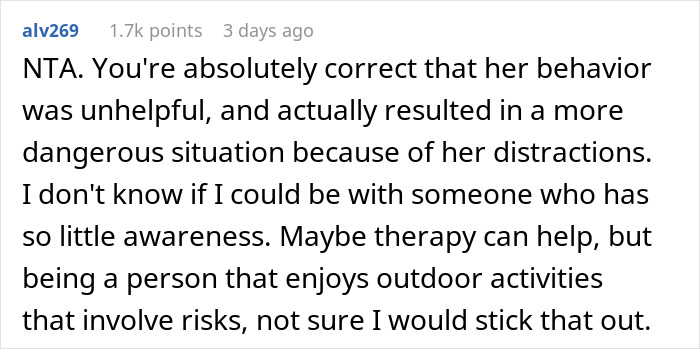 "She Has The Survival Instinct Of A Panda Raised In Captivity": Guy Reprimands Fianc&eacute;e After She Panics In A Dangerous Situation
