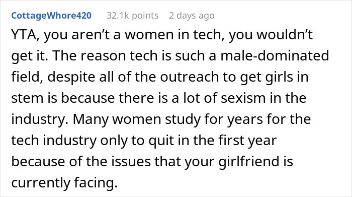 Guy Challenges His GF's Claims About Sexism At Work, Gets An Eye-Opening Reality Check