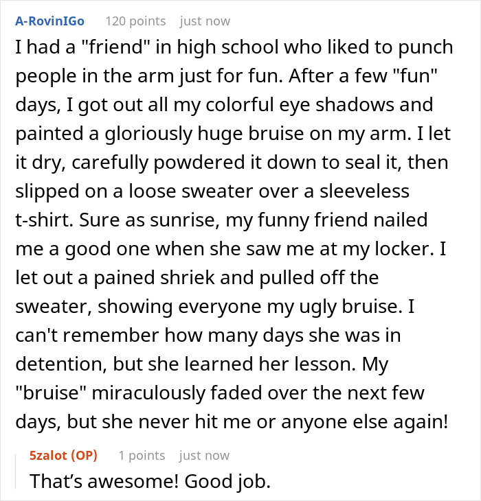 Employee Gets Sweet Revenge On A Manager Who Splashed Windshield Washer Fluid On Their Arm As A Joke