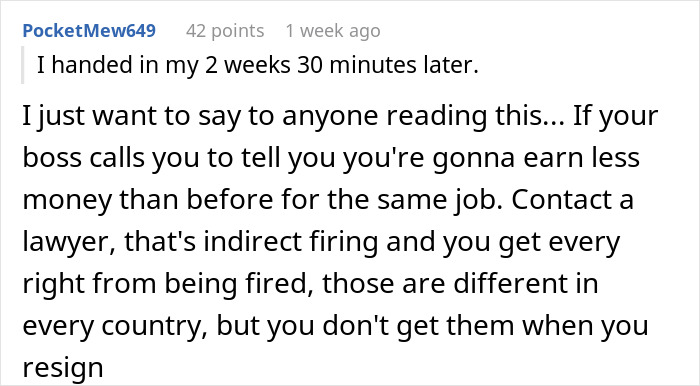 &ldquo;I Am Sorry, But I Cannot Afford It Either&rdquo;: Employee Refuses To Work For Less Money, Quits