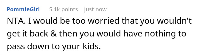 &ldquo;[Am I The Jerk] For Saying My Terminally Ill Stepsister Can&rsquo;t Have My Mom&rsquo;s Engagement Ring&rdquo;