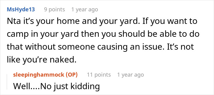 &ldquo;[Am I The Jerk] For Refusing To Sleep Inside My House To Make My Neighbor Less Uncomfortable?&rdquo;