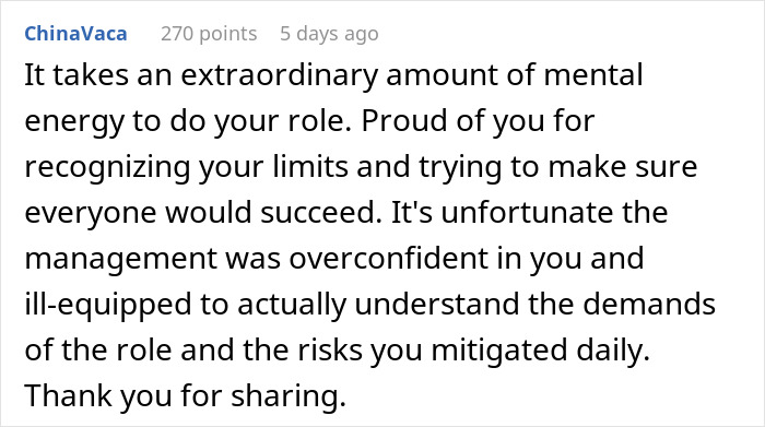"In A Meeting, I Told My Boss My Workload Was Too Large, He Responded By Adding More Workload, I Resigned As He Said That" "In A Meeting, I Told My Boss My Workload Was Too Large, He Responded By Adding More Workload, I Resigned As He Said That"