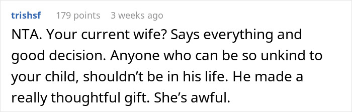 Woman Finds Her Stepson&rsquo;s Self-Made Gift &ldquo;Ridiculous&rdquo;, Contrary To Her Husband, Who Calls Off Her Birthday Party Over It