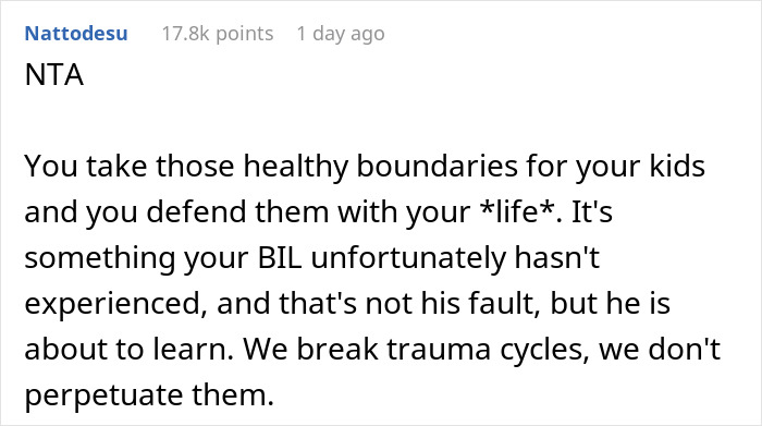 10 Y.O. Is Defended By His Mother Against Relative&rsquo;s Inappropriate Parentification Attempts