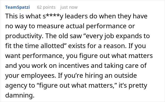 &ldquo;Time Study&rdquo; Consultant Blasted Online By Upset Employee, Claiming They&rsquo;ve Ruined Efficiency At Their Workplace