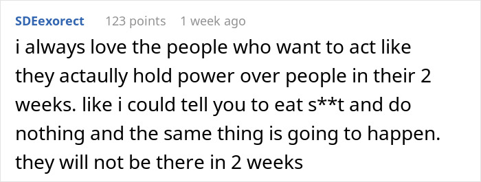 Grocery Store Manager Attempts To Introduce A 'No Time Off On Weekends' Policy, Worker Isn't Happy With It At All And Quits